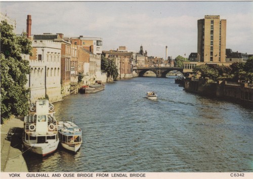 Guildhall ouse bridge from - &,