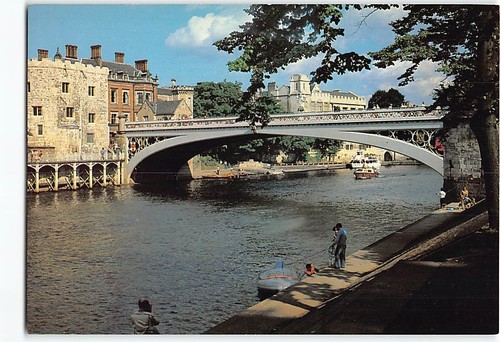 Postcard river ouse - river, &