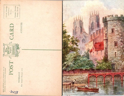 Cartolina lendal tower york - lendal,
