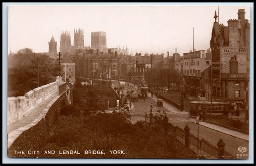 Postcard rppc the city and - postcard,