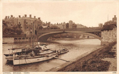 Postcard york lendal bridge - postcard,