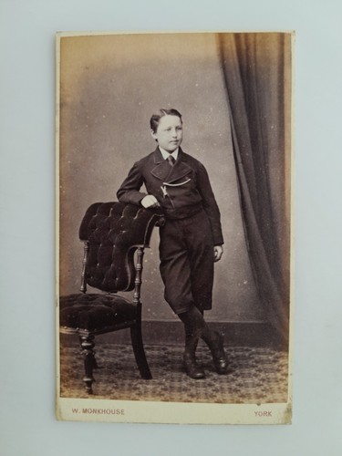 Cdv handsome boy - cdv:,